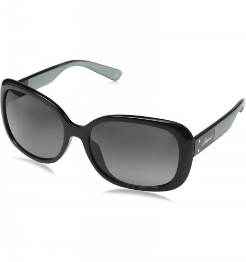 Oversized womens Pld 4069/G/S/X Square Sunglasses - Black/Polarized Gray - CM18II8W46G $40.20