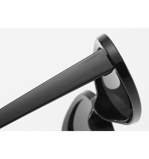 Oval Classic style Oval Sunglasses for Women PC Resin UV 400 Protection Sunglasses - Black - C118T2TQ7A2 $18.00