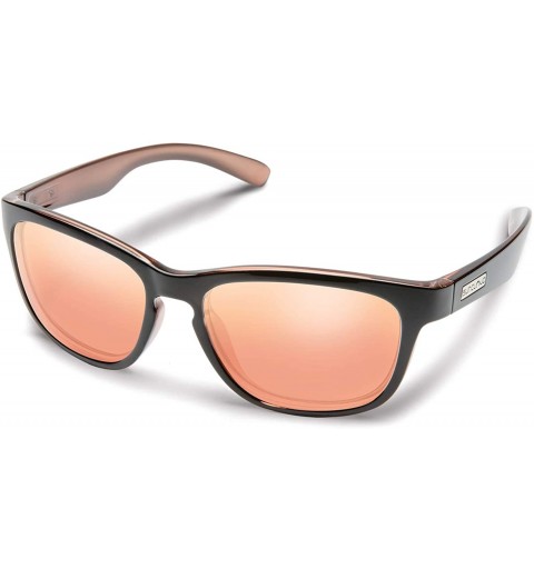 Sport Women's Cinco Sunglasses - Rose Backpaint / Polarized Pink Gold Mirror - CK196IG7W4O $73.02