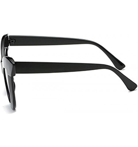 Square Vintage Cat Eye Sunglasses Women's Plastic Frame UV400 - Gray - C118NEL7D0E $10.44