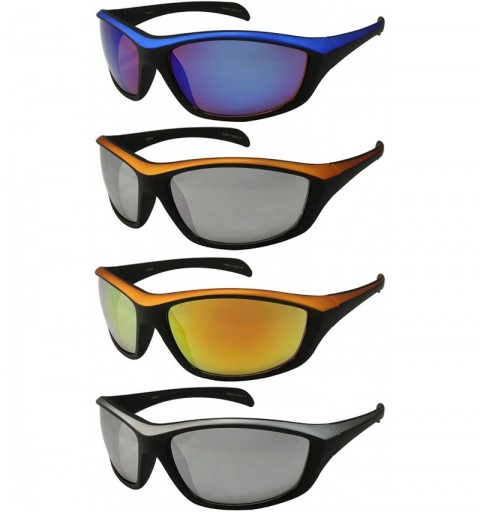 Sport Rock Hopper Sports Sunglasses with High Definition Lens 570036TT - Matte Black-orange - C4122TWJT2D $20.54