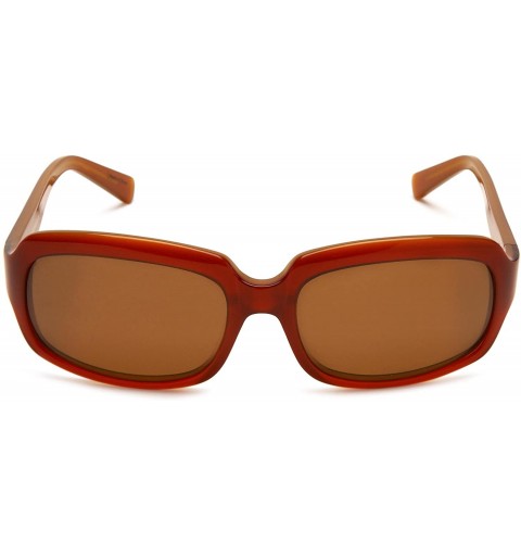 Butterfly Women's HS0212 Yes Butterfly Sunglasses - Brown Frame/Brown Lens - CX115EUSXSJ $14.33