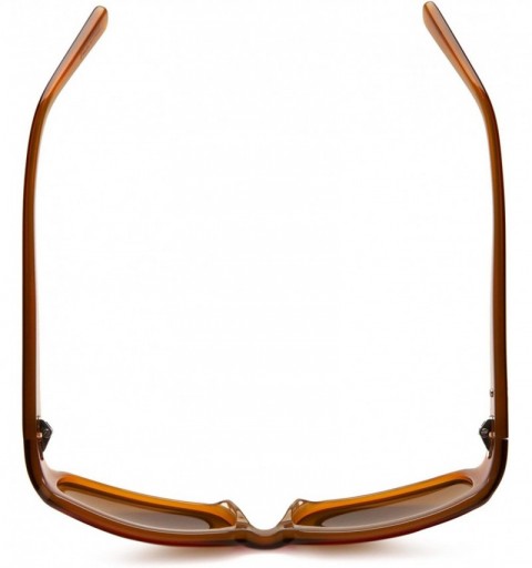 Butterfly Women's HS0212 Yes Butterfly Sunglasses - Brown Frame/Brown Lens - CX115EUSXSJ $14.33