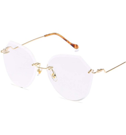 Sport 2019 Ocean Sunglasses Women Top Brand Designer Sun Glasses Vintage feminina - White - CH18W66INDG $13.32