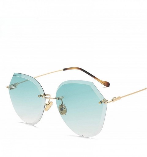 Sport 2019 Ocean Sunglasses Women Top Brand Designer Sun Glasses Vintage feminina - White - CH18W66INDG $34.96