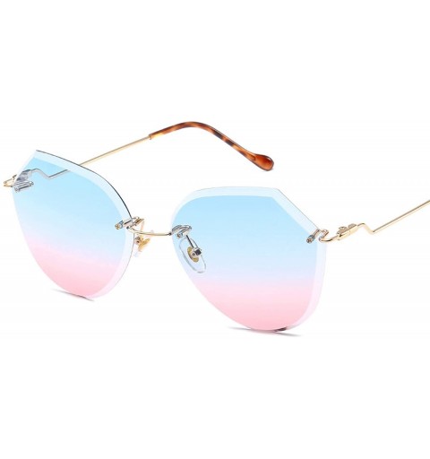 Sport 2019 Ocean Sunglasses Women Top Brand Designer Sun Glasses Vintage feminina - White - CH18W66INDG $34.96