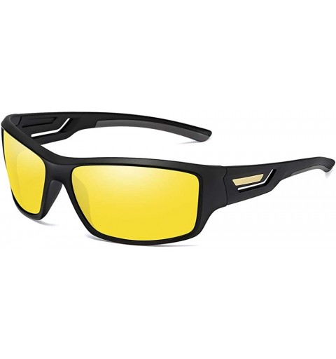 Sport Mens Sports Polarized Sunglasses for Men Women UV 400 Protection Sun Glasses TR90 Frame - CL18QU63R5X $15.95