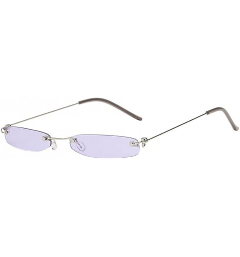 Rectangular Vintage Sunglasses Rectangular Eyewear - C - CN190HY0Y7S $7.49