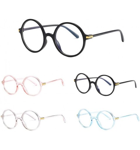 Round Fashion Computer Sunglasses Eyeglasses - Gray - CA194XME7NY $8.55