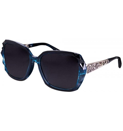 Oversized Polarized Sunglasses Designer Accessories Oversized - C01 - CS18WG2Z9MT $43.59