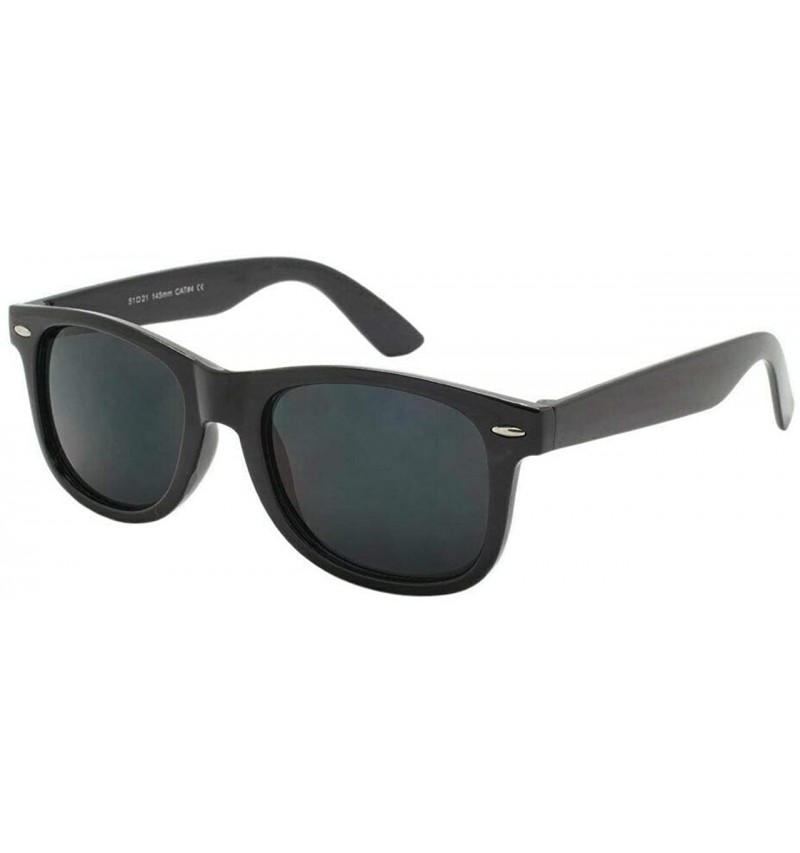 UNISEX Sunglasses CLASSIC Black Frame 100% UV NEW MEN WOMEN Aviators ...