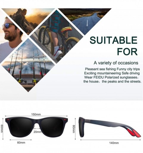 Aviator Polarized Sunglasses for Men Retro - Polarized Sunglasses for Men Sunglasses Man FD2150 - 1.1-black-black - C818UHK9Q...