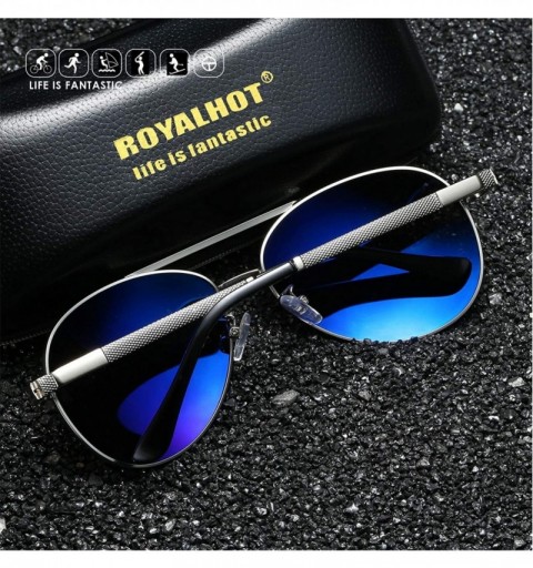 Wayfarer Polarized Avaitor Sunglasses for Men Driving Wayfarer Sun Glasses Women - Red Gold - CO194Z7MUWO $20.21