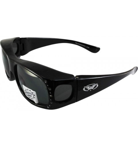 Sport Eyewear Fanfare Sunglasses- Smoke Lens- Gloss Black Frame - CJ12GZFEGS7 $28.95