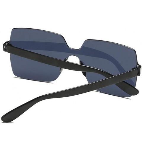 Rimless Sunglasses Oversized Rimless Transparent - D - CV194YO2HDO $9.93