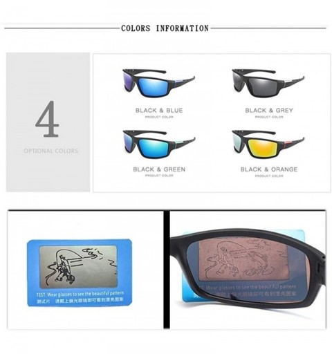 Square Men Women Polarized Sunglasses Classic Square Sun Glasses Driver Shades Male Vintage Mirror Glasses UV400 - CF199QC7GI...