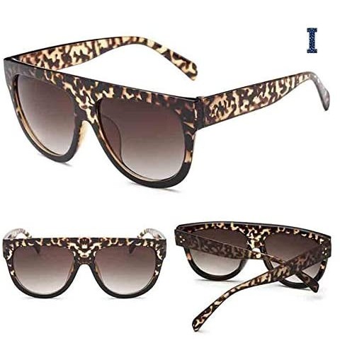 Aviator Men Women Square Vintage Mirrored Sunglasses Eyewear Outdoor Sports Fashion Sunglasses - I - CP18SNHTLHY $6.22
