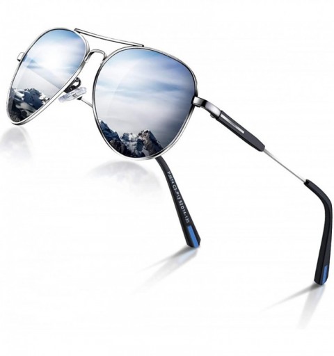 Aviator Aviator sunglasses Womens Polarized Vintage - A - Mirrored - CT18IIZDLQC $30.38