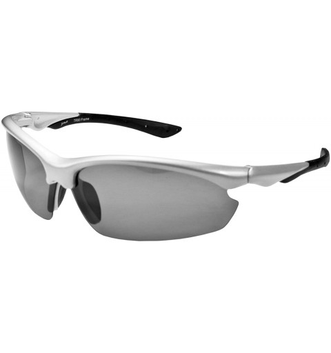 Sport Polarized P52 Sunglasses Superlight Unbreakable for Running - Cycling - Fishing - Golf - Silver - C011DN1068B $34.42