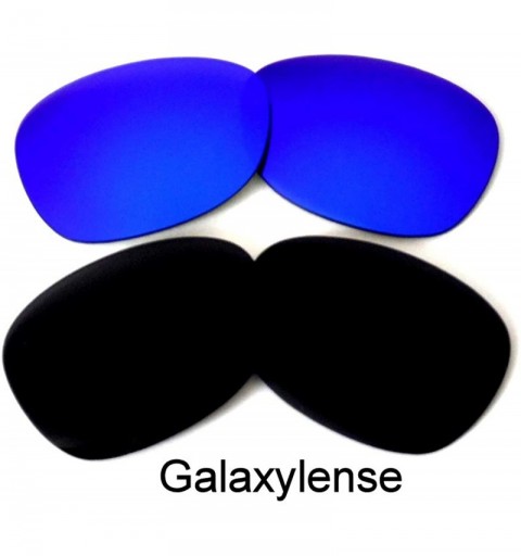 Oval Replacement Lenses For RB2132 New Wayfarer Black/Blue 52 mm (not 55 mm) Polarized 100% UVAB - CH194ZYIZWX $16.81