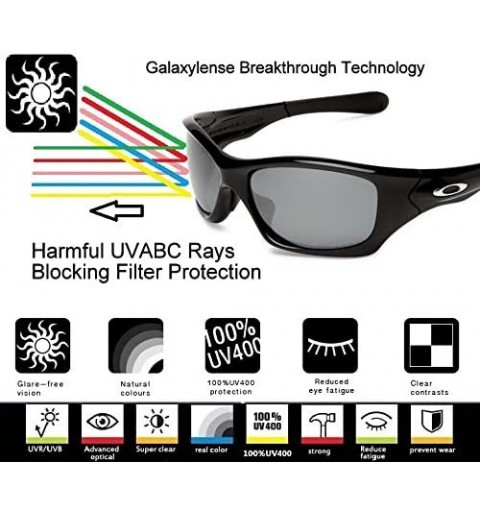 Oval Replacement Lenses For RB2132 New Wayfarer Black/Blue 52 mm (not 55 mm) Polarized 100% UVAB - CH194ZYIZWX $16.81