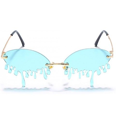 Rimless Rimless Steampunk Sunglasses Fashion Frameless - CR1979WXII7 $25.34
