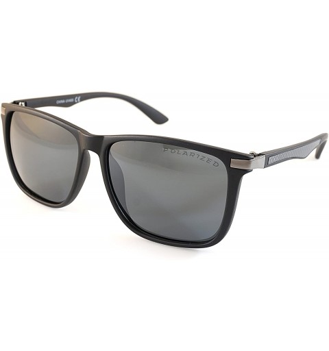 Sport Unisex Sports 50mm Polarized Sunglasses 100% UV Protection P001 - Black/ Black Smoke - CD18543XSKE $14.15