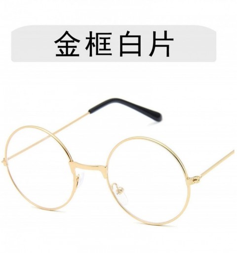 Oversized New Retro Classic Round Dazzle Sunglasses Men Sun Glasses Women Vintage Metal Frame Eyewear UV400 - 8 - CS198A48E22...