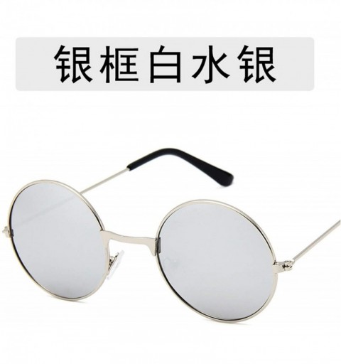 Oversized New Retro Classic Round Dazzle Sunglasses Men Sun Glasses Women Vintage Metal Frame Eyewear UV400 - 8 - CS198A48E22...