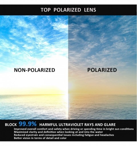 Square Vintage Fashion Sunglasses Unisex Polarized UV400 Lens MS51921 - CB195T6ASZE $17.26