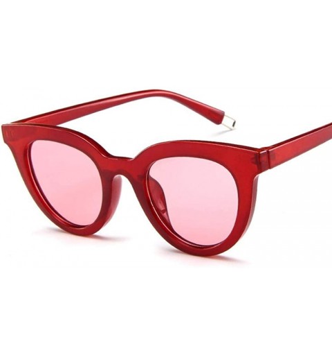 Oversized 2019 Goggles Brand Design Cat Sunglasses Women Men Eye Sun Glasses Oversize C1 - C8 - CX18XAL7UD8 $10.77