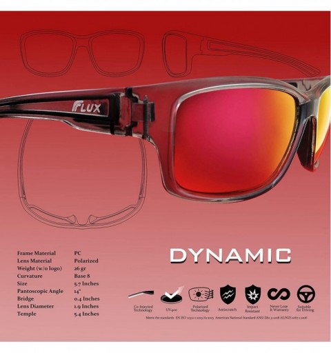 Sport Classic Polarized Sunglasses Cycling - Matte Black / Red Rubber - C818L3XX9GZ $19.22