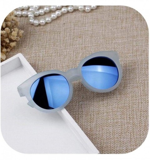 Oversized 2019 New Kids Sunglasses Grils Lovely Baby Children Glasses Cat Eye Sun Boys Gafas De Sol UV400 - Blueblue - CQ198A...