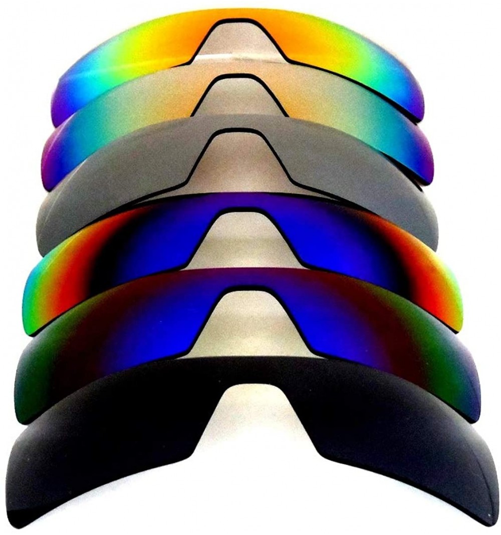 Oversized Replacement Lenses Oil Rig Black&Blue&Green&Gray&Gold&Red-FREE S&H. - Clear - CC12GNAGSLB $47.26
