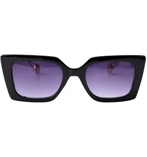 Oversized Anti-Blue Block Light Pearl Inlay Arm Cat Eye Reading Glasses - Black Frame / Gray Lens - C018X6NA2Q6 $13.74