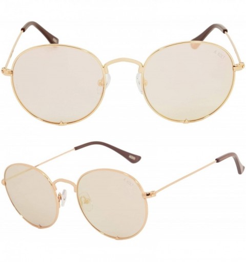 Round x HIGHKOLT The Round Sunglasses For Men and Women - Diff Vision UV400 Protection - 50mm AK2050 - CL18NCUGWON $59.64