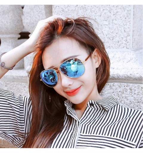 Round Photochromic Pilot Polarized Sunglasses Men Women Driving Chameleon Discoloration Sun Glasses Shades - C9197Y7NTNZ $18.14