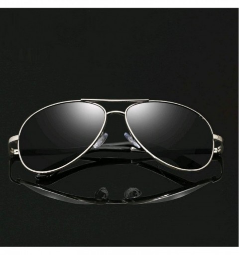 Round Photochromic Pilot Polarized Sunglasses Men Women Driving Chameleon Discoloration Sun Glasses Shades - C9197Y7NTNZ $18.14