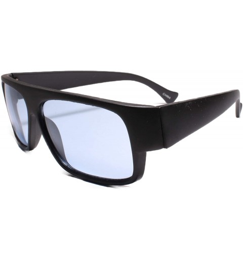 Rectangular Oldstock True Vintage 70's 80's Rectangle Sunglasses - Blue - CS18UM7TWI6 $10.92