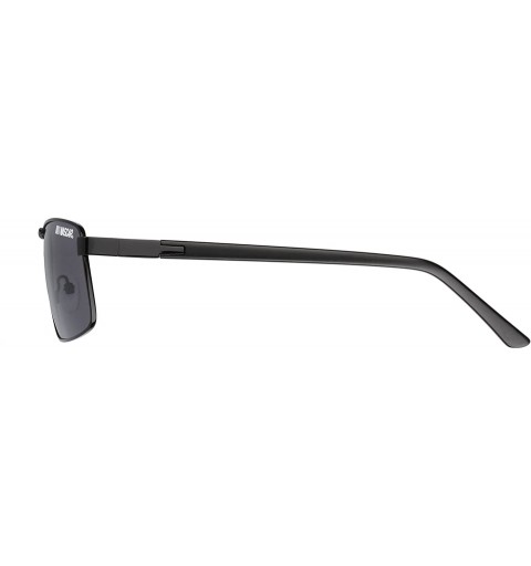 Round Pace 003p Polorized Polarized Round Sunglasses- 59 mm - Matte Black - C217Z2YIIM9 $19.35