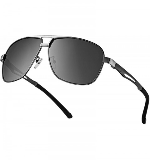 Rectangular Polarized Aviator Sunglasses for Men Women UV400 Protection Sun Glasses Shades for Driving or Outdoor Activity - ...