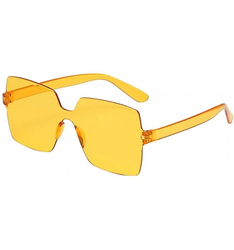 Square Sunglasses Square Glasses Without Frame for Men Women-UV Blocking Polarized Sun Glasses Sexy Retro - A - CE1947WRGS4 $...
