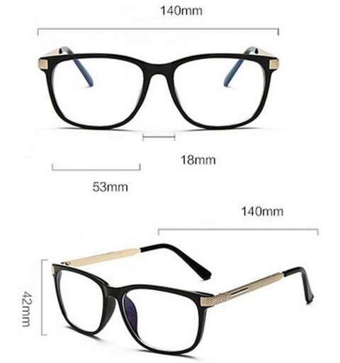 Rectangular Photochromic Transition Sunglasses Nearsighted Myopia Glasses Vintage Square Metal Eyeglasses Frames - CO18A3MS89...