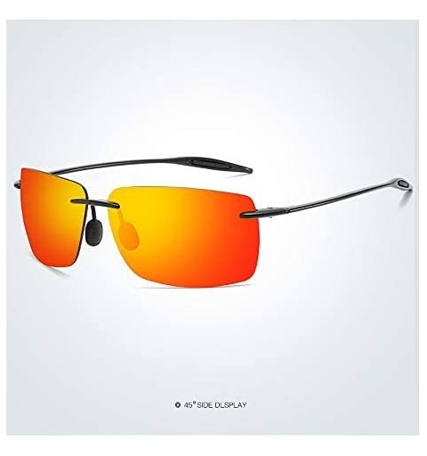 Aviator Men's Sunglasses (Red) - CI18YEIU2OM $23.84