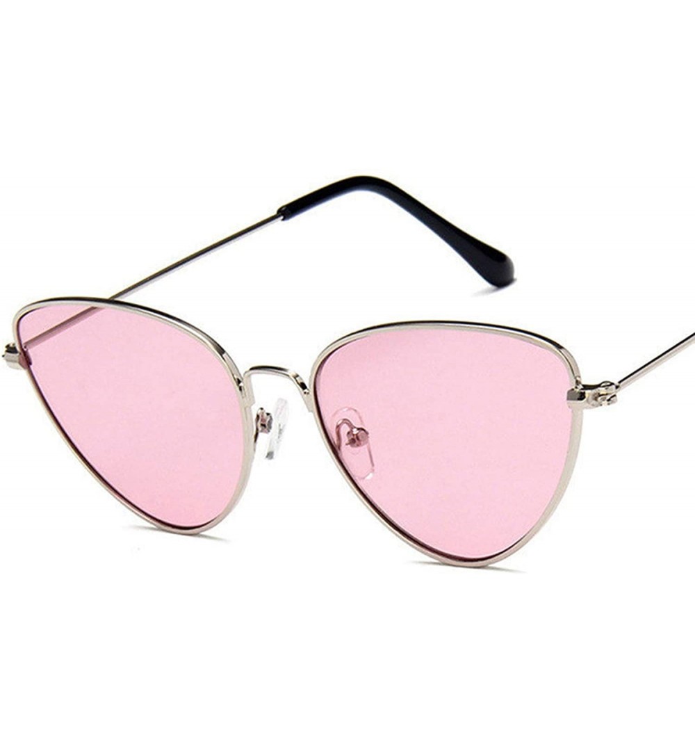Fashion Women Cat Eye Sunglasses Brand Designer Retro Metal Coating ...