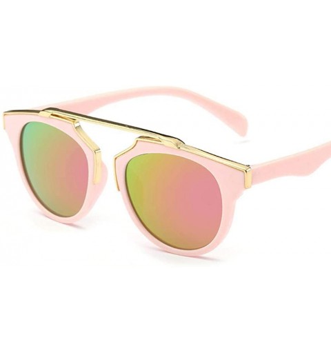 Aviator 2019 Fashion Children's Sunglasses Boys Girls UV400 Sun Glasses For Children 8 - 6 - C818YZUTONL $7.93