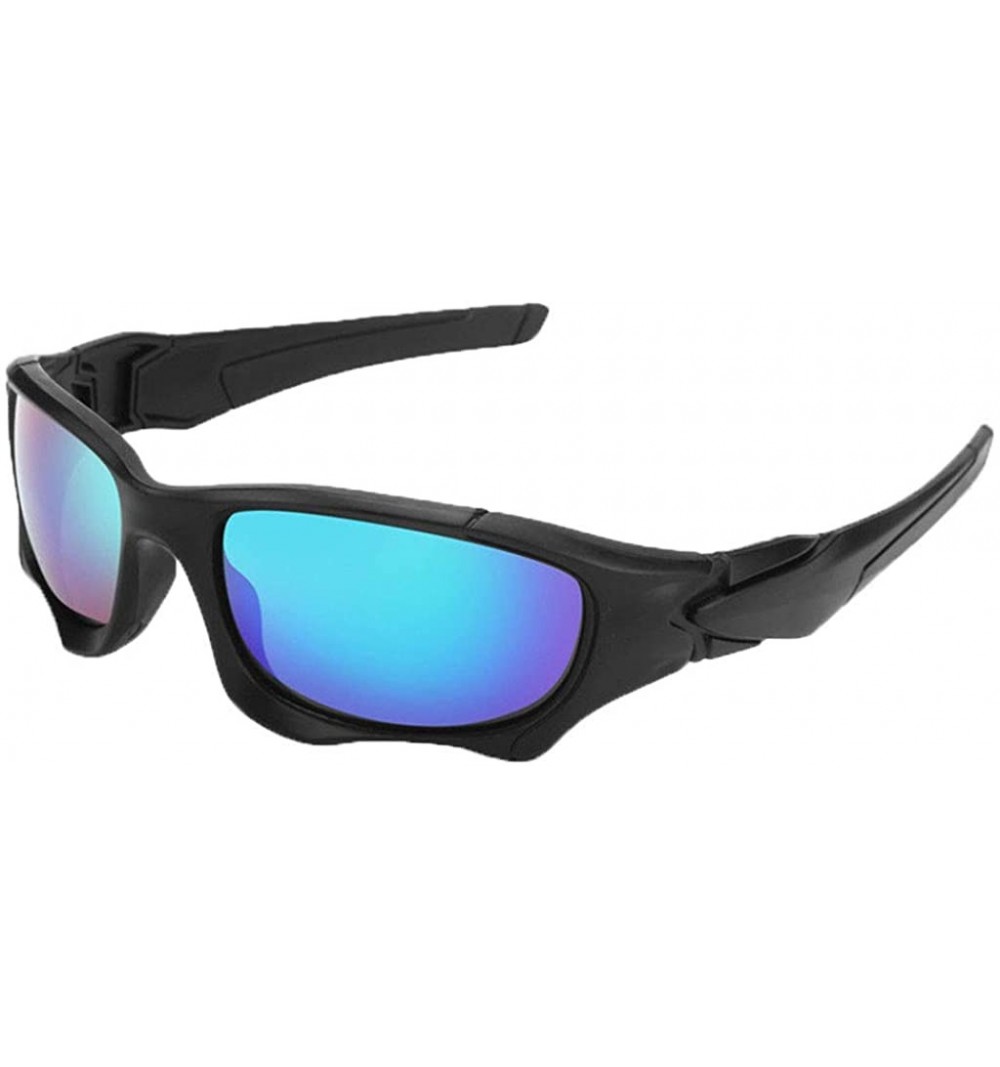 Rimless Men Sunglasses - Polarized Sports Sunglasses For Running Cycling Fishing - A - CD18SXONS55 $10.77