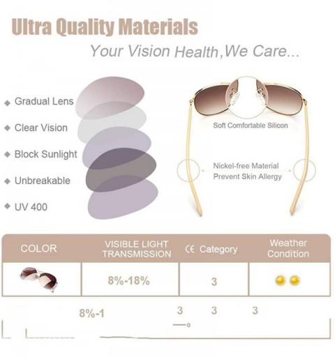 Aviator Luxury Brand Design Ultralight Polarized Sunglasses Women 2019 Men Brown - Shiny Brown - CD18YZUXN0N $9.80