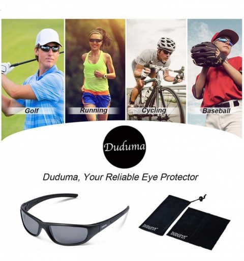 Oversized Tr8116 Polarized Sports Sunglasses for Men Women Baseball Cycling Fishing Golf - CL129WL8EKR $22.93