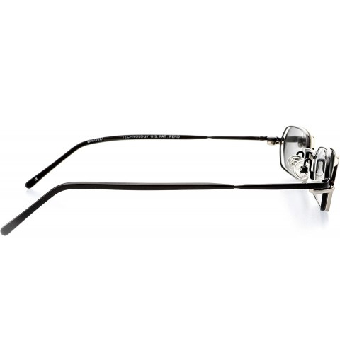 Oval Optical Eyewear - Modified Oval Shape - Metal Full Rim Frame - for Women or Men Prescription Eyeglasses RX - CW18WG06TM6...